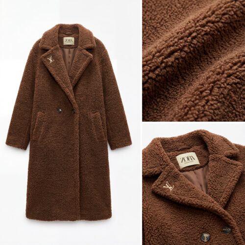 Camel Teddy Coat